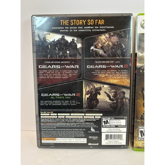 Gears Of War Triple, 3 And Judgement Xbox 360 Bundle Of 3 Games - Picture 11 of 16